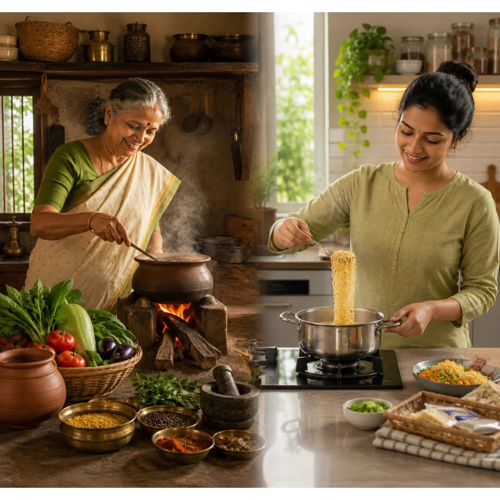 From Grandma's Kitchen to Today's Kitchen: How Food Habits Have Changed